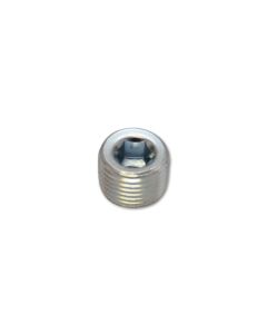 Vibrant 1/8in NPT Male Plug for EGT weld bung - Zinc Plated Mild Steel - 11147