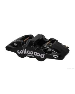 Wilwood Caliper-Aero4-L/H - Black 1.88/1.62in Pistons 1.25in Disc - 120-13286-BK