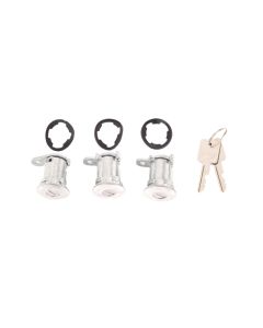 Omix Door Lock Cylinder Kit 3- 76-90 Jeep CJ/XJ/MJ/YJ - 11813.12