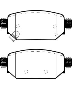 EBC 2017+ Mazda 3 2.0L Ultimax2 Rear Brake Pads - UD2042