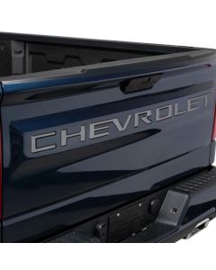 Putco 23-24 Chevrolet Colorado - Grille Letters - Black Platinum Chevrolet Letters - 55555BPGM