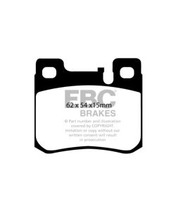 EBC 94-95 Mercedes-Benz C220 (W202) 2.2 (ASC) Ultimax2 Rear Brake Pads - UD620