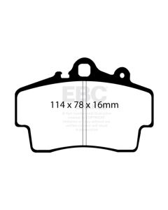 EBC Brakes Greenstuff 2000 Series Sport Pads - DP21207