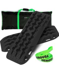 Rhino USA Recovery Traction Boards - Black (Pair) - TRACBOARDS-BLK