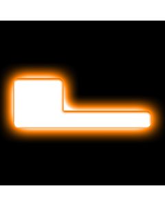 ORACLE Lighting Universal Illuminated LED Letter Badges - Matte Wht Surface Finish - L - 3140-L-005
