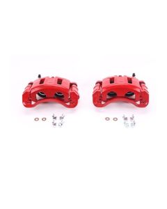 Power Stop 98-05 Chevrolet Blazer Front Red Calipers w/Brackets - Pair - S4694