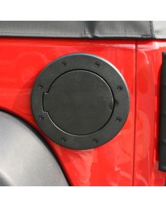 Rugged Ridge Non-Locking Gas Cap Door Black 07-18 Jeep Wrangler - 11425.05