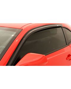 AVS 12-14 Ford Mustang Ventvisor Outside Mount Window Deflectors 2pc - Smoke - 92024