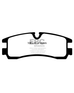 EBC 98-04 Cadillac Seville 4.6 Ultimax2 Rear Brake Pads - UD754