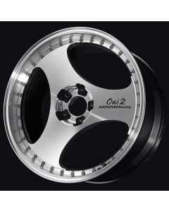 Advan RSII 18X9.5 +41 5-98 PCD Racing Hyper Black - YAP8J41THB
