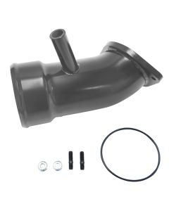 Wehrli 17-19 Chevrolet 6.6L L5P Duramax 3.5in Intake Horn w/PCV Port - Gloss White - WCF100721-GW