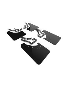 Rally Armor 24-25 Toyota Tacoma Gen 4 Black UR Mud Flap w/Metallic Black Logo - MF114-UR-BLK-MBK