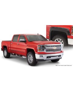 Bushwacker 07-13 Chevy Silverado 1500 Fleetside Pocket Style Flares 4pc 78.7/97.6in Bed - Black - 40924-02
