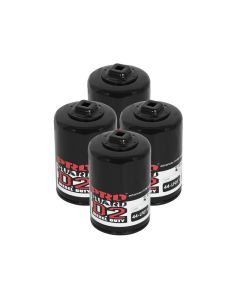 aFe Pro GUARD D2 Oil Filter 99-05 GM Gas Trucks V8 4.8L/5.3L/6.0L (4 Pack) - 44-LF011-MB