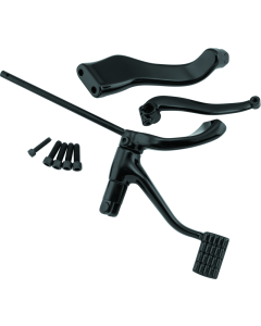 Bikers Choice 14-Up Sportster 2 Inch Extended Mid Control Kit Black - 492094