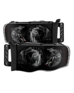 xTune Dodge Ram 1500 02-05 Amber Crystal Headlights HD-JH-DR02-AM-BSM - 9030352