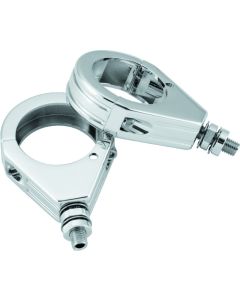 Bikers Choice Chrome Grooved 39MM Clamp With 5/16-18 Stud Universal Custom Pr - 482427