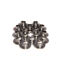 COMP Cams Titanium Valve Spring Retainers +0.050in 7 Degree Offset for Chevrolet LS Engines 1997-2018, Lightweight Titanium, Natural Finish, Set of 16 - 261-781-16