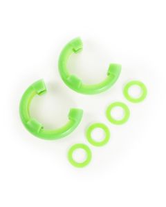 Rugged Ridge Green 3/4in D-Ring Isolator Kit - 11235.33