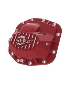 aFe Pro Series Front Differential Cover Red 2018+ Jeep Wrangler (JL) V6 3.6L (Dana M186) - 46-71010R