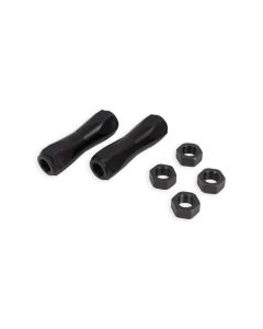 BMR 70-81 Chevrolet Camaro / Pontiac Firebird Tie Rod Sleeves 11/16in Thread - Black Anodized - TRS001