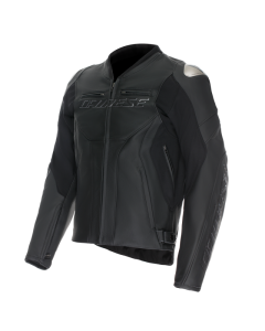 Dainese Racing 5 Leather Jacket Black/Black/Black Size - 48 - 2015300031-691-48