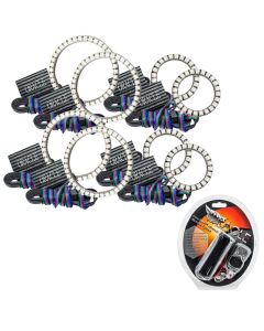 Oracle Vector Jeep Wrangler JK Grille Halo Kit - ColorSHIFT - 5835-330