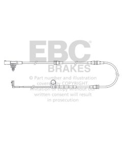 EBC 2005-2006 Land Rover Range Rover Sport 4.2L Supercharged Front Wear Leads - EFA125