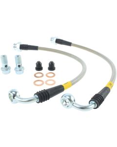 StopTech 07-08 Infiniti G35 Rear Stainless Steel Brake Lines - 950.42502