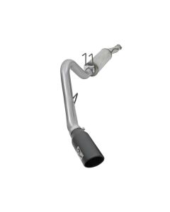 aFe MACHForce XP 4in Cat-Back SS-409 Exhaust w/ Black Tips 2017 Ford Super Duty F-250/F-350 V8-6.2L - 49-43086-B