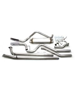 JBA 07-20 Toyota Tundra 4.6L/4.7L/5.7L 409SS Pass Side Dual Exit Cat-Back Exhaust - 40-9004