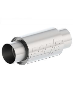 Borla 3 -1/2in In/Out x 5in Round x 8in Long XR-1 Sportsman Shorty Racing Muffler - 40004S