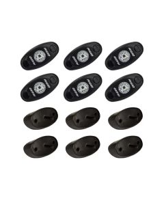 Rigid Industries Rock Light Kit- Red (6 lights) - 400263