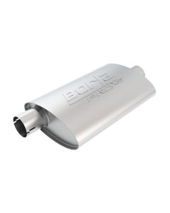 Borla Universal Center/Offset Oval 2.25in Tubing 14in x 4in x 9.5in PRO-XS Notched Muffler - 400478