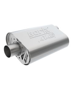Borla CrateMuffler Big Block Mopar 383/413/426/440 2.5in Offset/Center 14inx4.35inx9in Oval Muffler - 400941