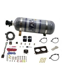 Nitrous Express 96-04 Ford Mustang Cobra 4 Valve (Stock TB) Nitrous Kit (50-300HP) w/Comp Bottle - 20950D-12