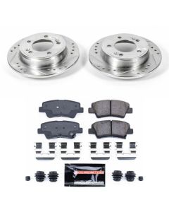 Power Stop 12-17 Hyundai Veloster Rear Z23 Evolution Sport Brake Kit - K6502