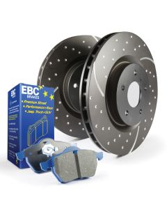 EBC S6 Kits Bluestuff Pads and GD Rotors - S6KF1233