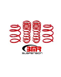 BMR 05-14 S197 Mustang GT Handling Version Lowering Springs (Set Of 4) - Red - SP065R