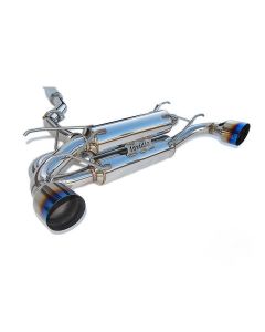 Invidia Gemini Single Layer Titanium Tip Catback Exhaust Subaru BRZ Toyota 86 2012-2020- HS12SST7GM1ST