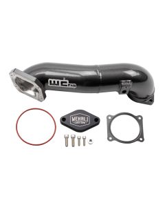 2011-2016 LML Duramax Passenger Side Upper Crossover Intercooler Pipe Kit Gloss Black - WCF100328-GB
