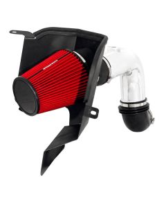 Spectre 03-07 Dodge RAM L6-5.9L DSL Air Intake Kit - Polished w/Red Filter - 9938