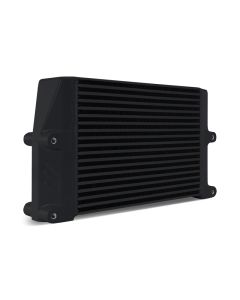 Mishimoto Heavy-Duty Oil Cooler - 10in. Same-Side Outlets - Black - MMOC-SSO-10BK