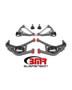 BMR 70-81 2nd Gen F-Body Upper And Lower A-Arm Kit - Black Hammertone - AA031H