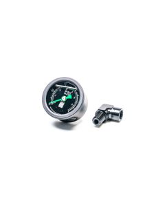 Radium Engineering 0-100 PSI Fuel Pressure Gauge With 90 Degree Adapter - 20-0407