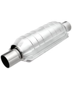 MagnaFlow Catalytic Converter 2 in Inlet 2 in Outlet 11 in Length SS - 418004