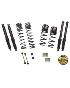 Skyjacker 2018 Jeep Wrangler JL 4 Door 4WD (Rubicon) Long Travel 2 Stage 1in-1.5in Coil System - JL15RBPBLT
