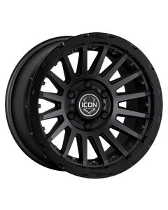 ICON Recon Pro 17x8.5 6x5.5 0mm Offset 4.75in BS 106.1mm Bore Satin Black Wheel - 23617858347SB