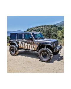 Westin 18-23 Jeep Wrangler JL Unlimited 4dr Rock Slider - Textured Black - 42-14065