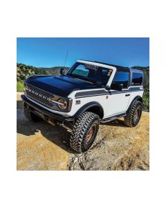 Westin 21-23 Ford Bronco 4dr (Excl. Bronco Sport) Rock Slider - Textured Black - 42-14195